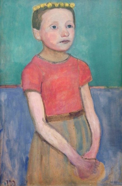 Bust of a 12-Year-Old Italian Girl by Paula Modersohn Becker